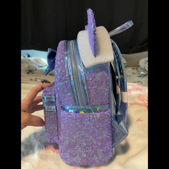 Celebration Sequin Loungefly Backpack - Picture 2 of 6